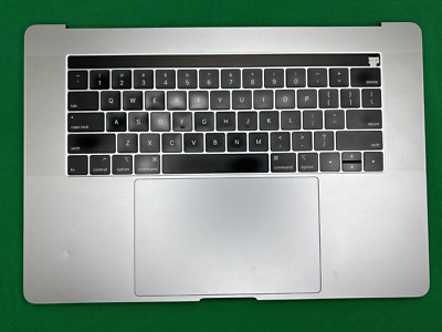 MacBook Pro 15 A1990 2018-2019 Top Case Palmrest Keyboard US Space Silver