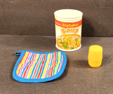 VINTAGE 1987 FISHER PRICE FUN WITH FOOD 2111 REPLACEMENT PIECES IN GREAT SHAPE