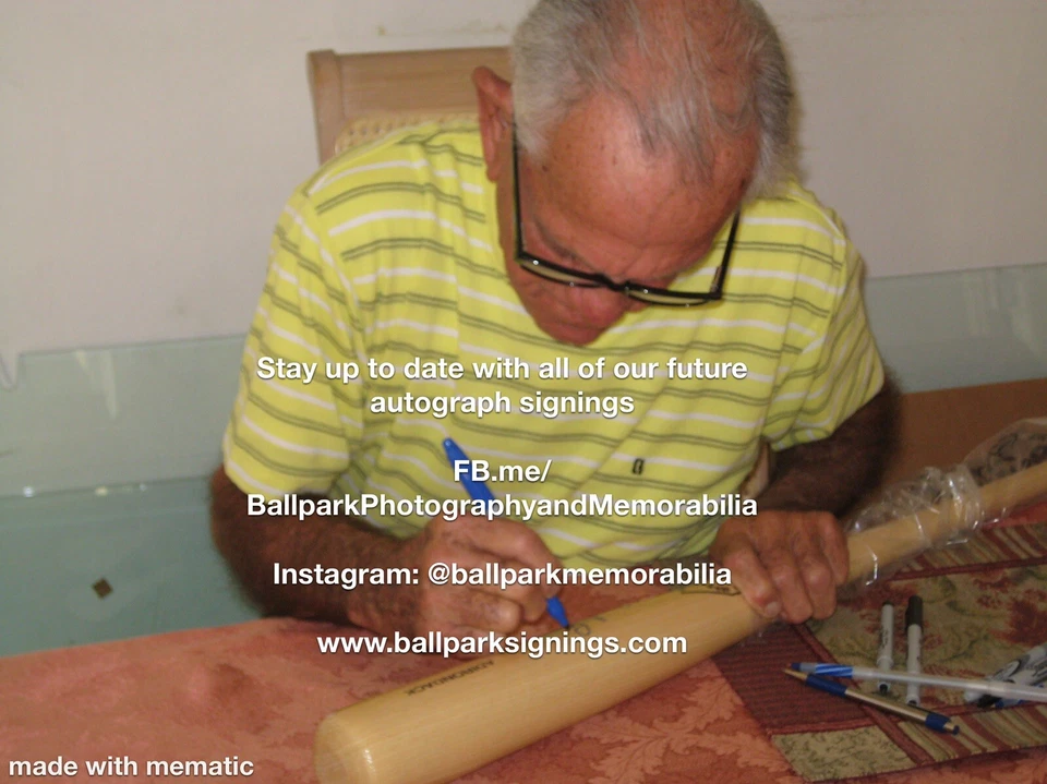 Camilo Pascual 1965 Minnesota Twins Autographed Riddell Mini Helmet COA Proof - Image 2 of 2