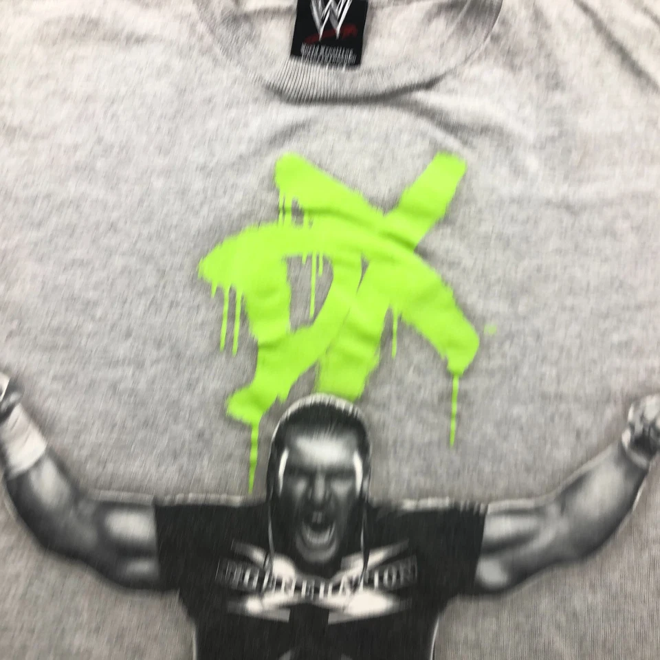 Camisa De Colección DX Degeneration X Niños Grande Gris Triple H Shawn Michaels WWE * Foto 4 de 4