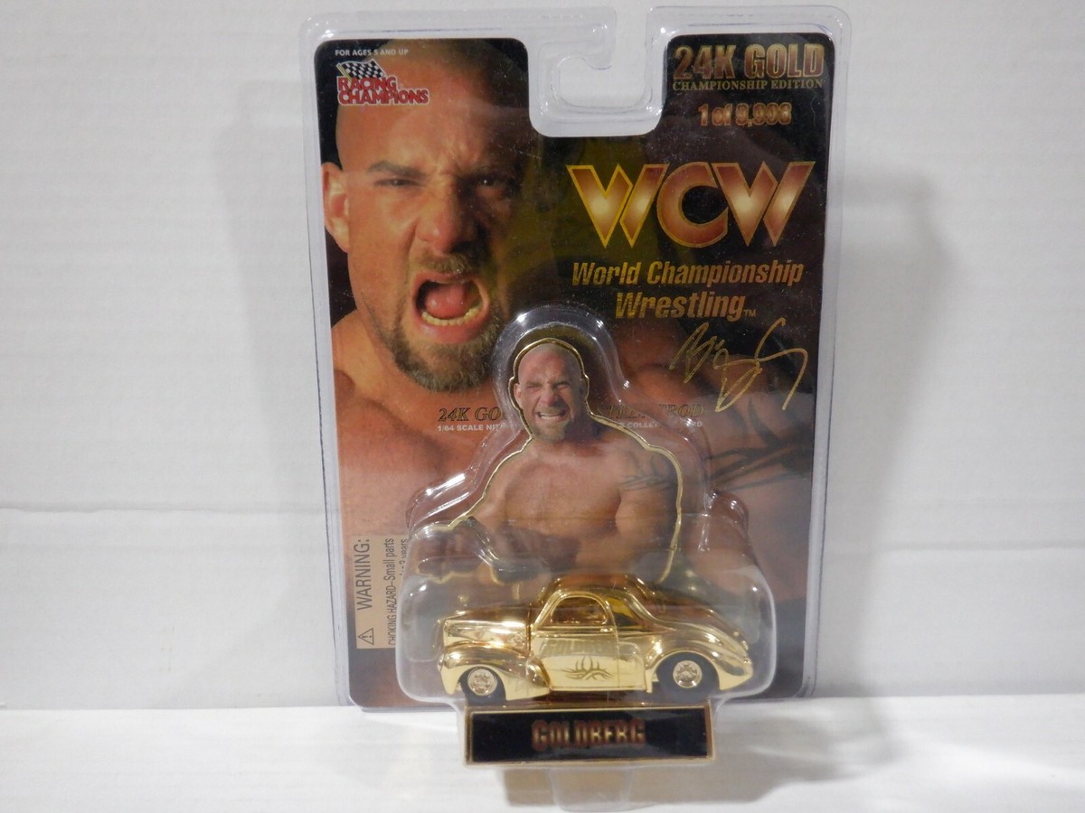 Racing Champions WCW 24K Gold Championship Edition Goldberg