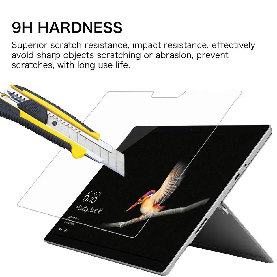 (2 Pack) Microsoft Surface Go 4/Go 3/Go 2 10.5" Tempered Glass Screen Protector - Image 4 of 4