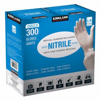 Nitrile Exam Gloves Vinyl Gloves Costco Canada Kirkland Signature