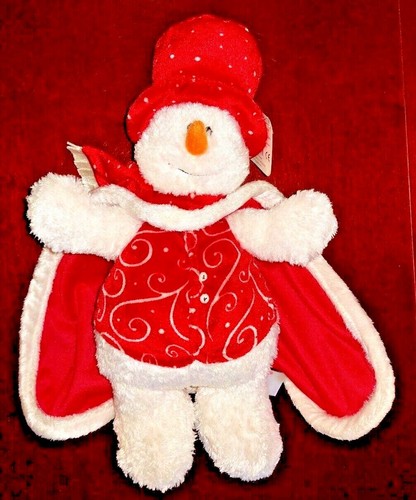 Mr. Frost 13 in Snowman w/Top Hat, Vest and Cape by GUND- NEW - FREE Shipping