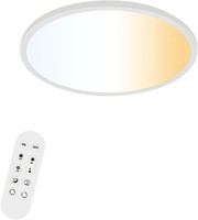 LED Deckenleuchte Panel Dimmbar Modern Fernbedienung Weiß 42 Cm