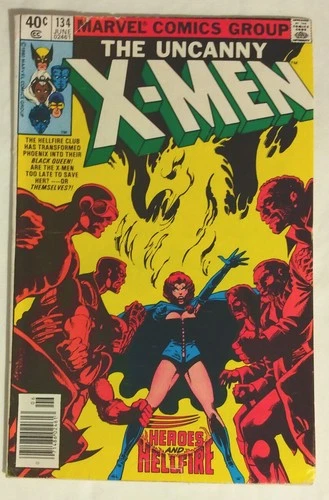 X-Men #134 1980 Vintage Marvel Comic 1st Dark Phoenix Wolverine Storm Cyclops
