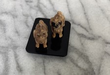 Vintage Celluloid Figurine 2 Dogs Made in Japan