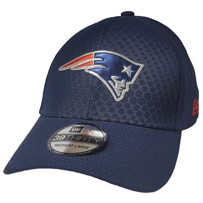 New England Patriots New Era 39Thirty Hex Hat - Team Logo
