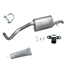 Endschalldämpfer + Montagezubehör Auspuff fur VW Polo 1.2i 11/2005-05/2014 Neu