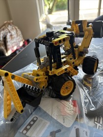 LEGO TECHNIC: Mini Backhoe Loader (42004) 100% Complete, Two Instructions No Box