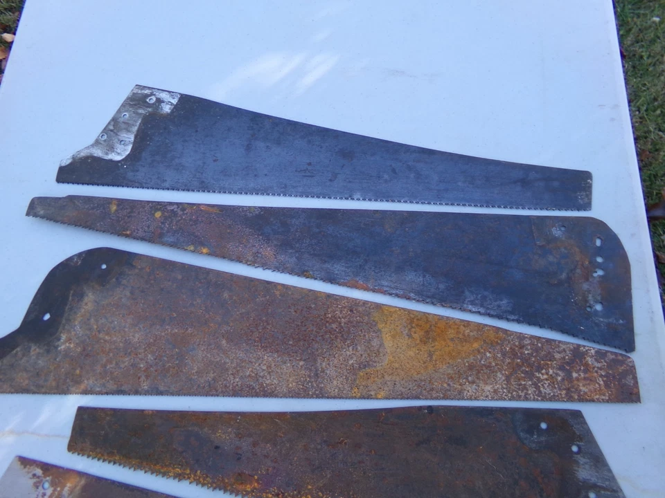Hand Saw Blades Lot of 12 Woodworking Tools Craftsman Disston - Image 2 of 4