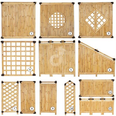 Bambus Sichtschutz Garten Zaun Gartenzaun Windschutz Bambuszaun ANJI NATURE  BxH | eBay.de