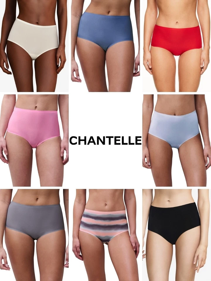 Chantelle SoftStretch Briefs High Waisted Knickers Seamless Underwear Lingerie - Image 1 of 1