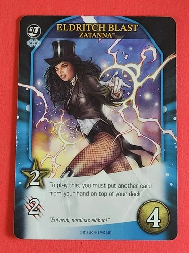 ZATANNA Upper Deck DC Legendary ELDRITCH BLAST