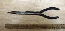 Unbranded 9.2 oz. Angled Jaw  Needle Nose Pliers,10-1/8" W/Black Comfort Grips