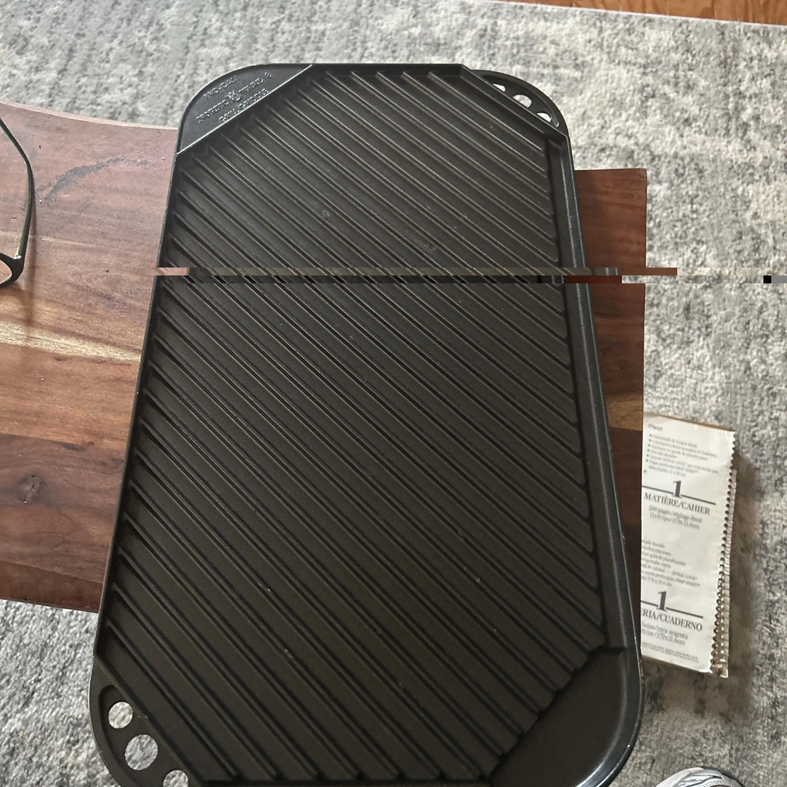 Nordic Ware Pro Cast Traditions reversible grill and griddle pan