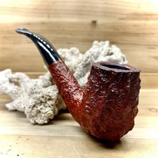 76g OLD SAVINELLI ESTELLA 606EX XL HAND MADE BENT BILLIARD UNSMOKED ITALIAN PIPE