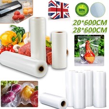 Food Vacuum Sealer Rolls Bags Storage Seal Bag For All Vacuum Sealer Machine UK
