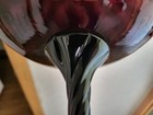 Vintage Empoli Art Glass Amethyst Twisted Stem Stripes Vase Pedestal 12.5” — photo 5