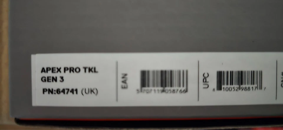 SteelSeries Apex Pro TKL Mechanical Gaming Keyboard - UK English - Image 3 of 4