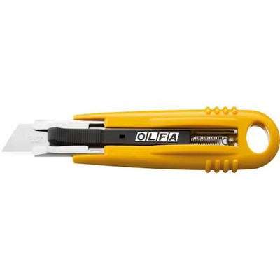 Olfa Sk-4 5-3/4 In. L. Self-Retracting Safety Knife, Rounded Safety Blade, Abs