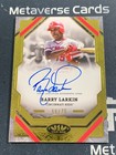 2025 Topps Tier One Baseball Tier One Autograph Barry Larkin Auto /75