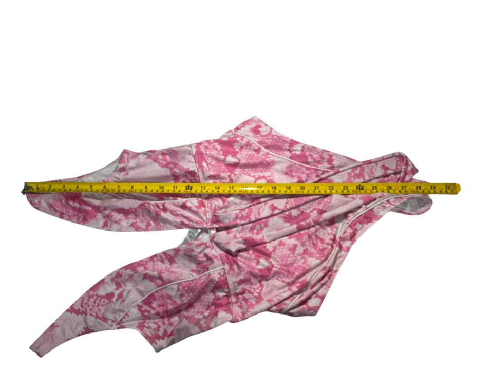 Купальник цельный женский ASOS с глубоким вырезом размер 12 змеиная кожа бассейн пляж круиз море - Изображение 4 из 4