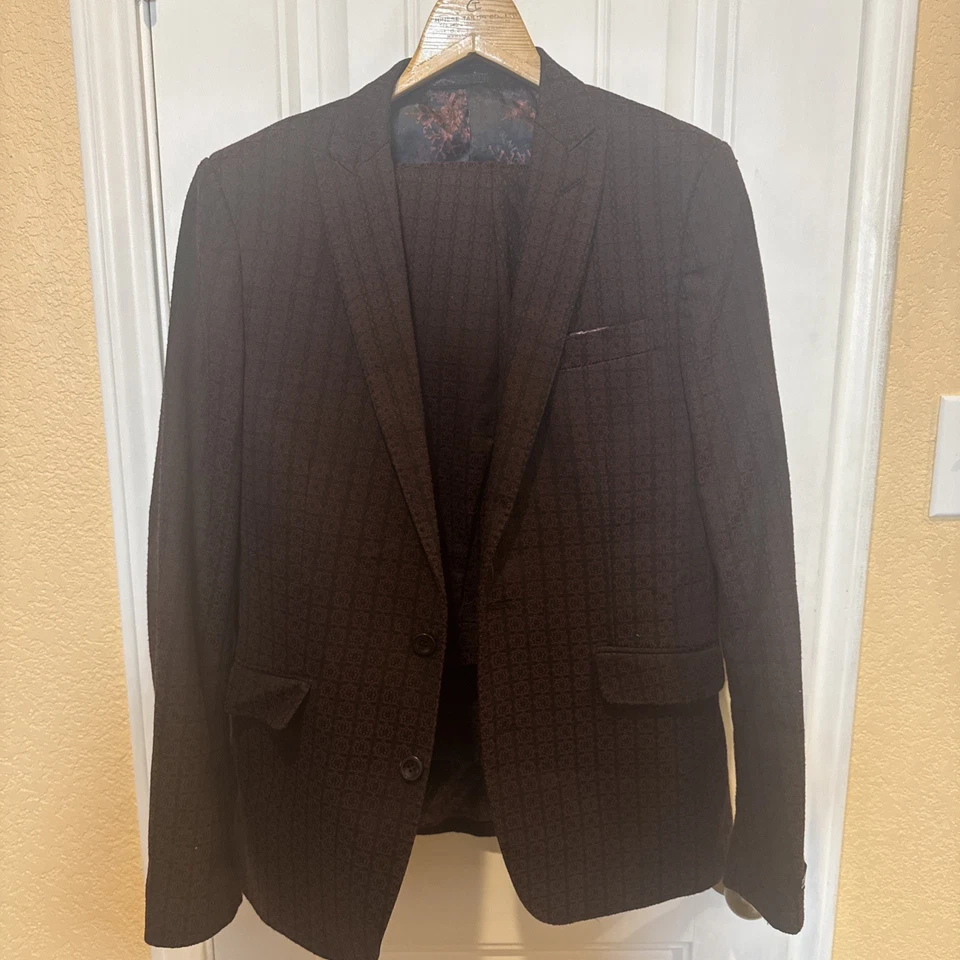 Geraud Gianni Geraud Mens Long Pant Suit Size 40 Jacket & 38” Pant - Image 2 of 4