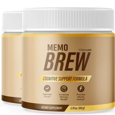 (2 Pack) Memobrew Powder Support For Weight Management Memo Brew 60 Servings