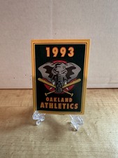 1993 Oakland A’s Pocket Schedule , Bass Tickets 