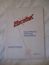 #31 HICKOK ELECTRICAL INSTRUMENT CATALOG - TUBE TESTERS - TEST EQUIPMENT