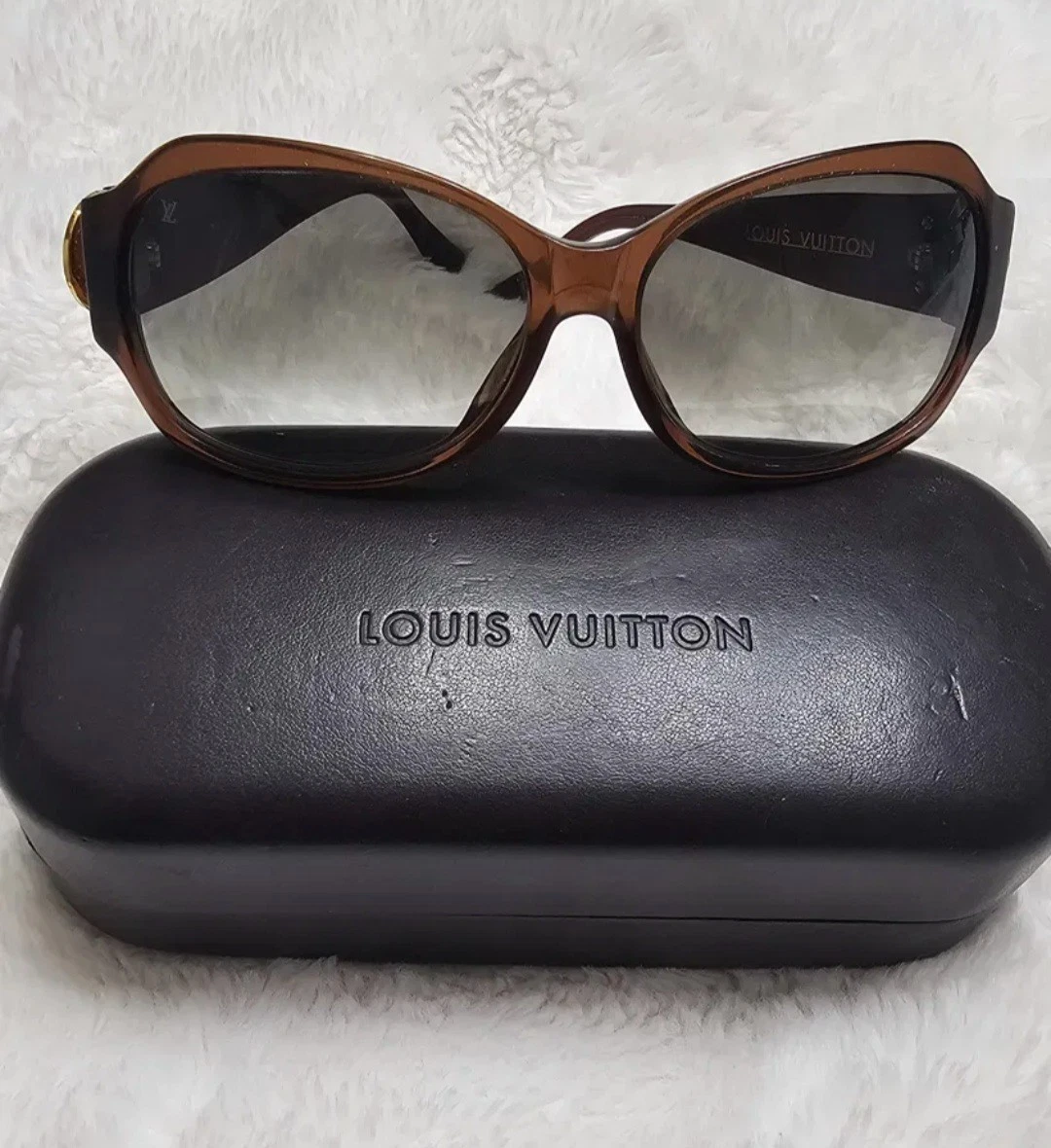 Louis Vuitton Brown Designer Sunglasses for Women for sale | eBay