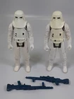Lot of 2 Star Wars Hoth Stormtrooper w/Rifle but No Cape Vintage 1980 Original