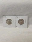 1941 & 1942 - WASHINGTON 90%  SILVER QUARTERS- NR AUCTION- FREE US SHIPPING