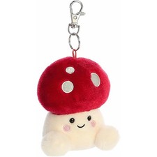 Aurora World Plush - Palm Pals - AMANITA MUSHROOM Clip-On - 4 inch - New