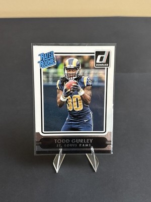 2015 Donruss Todd Gurley Rated Rookie RC #206 St Louis Rams Football Card