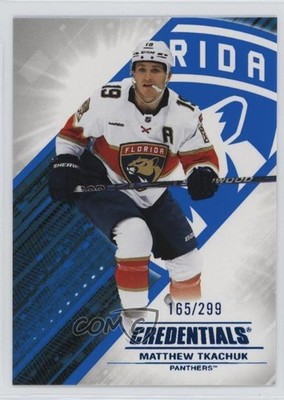 2024-25 Upper Deck Credentials Blue 165/299 Matthew Tkachuk #19 y0p
