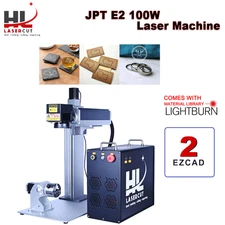 JPT E2 100W Mopa M7 Fiber Laser Marking Machine with Accessories Color Marking