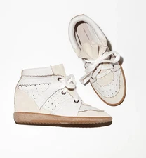 AUTH Isabel Marant Bobby Low-Top Wedge Sneaker EU Size 37