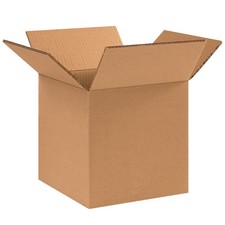 10" x 10" x 10" Heavy-Duty Double Wall Cardboard Corrugated Boxes Lot of 15