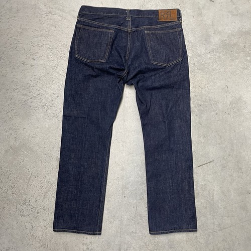 Double RL Slim Fit Selvedge Denim Jeans Men's 36x32 (Mes 38x30) Button Fly Dark - Picture 15 of 24
