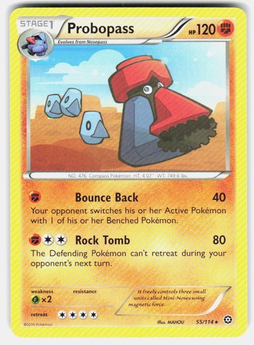 Pokemon Probopass XY - Steam Siege #55/114 LP