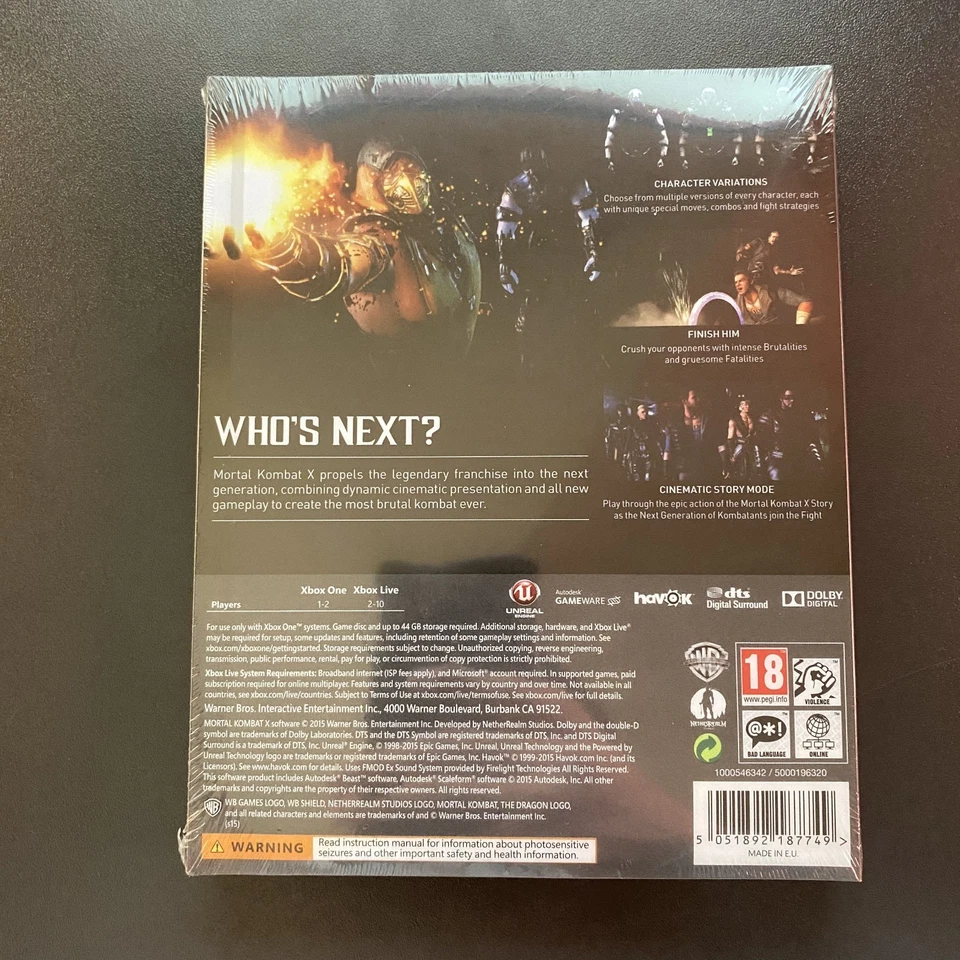 Mortal Kombat X: Special Edition (Microsoft Xbox One, Steelbook) - Image 2 of 4