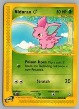 Nidoran M 96/147 Common Aquapolis Pokemon Lightly Played on eBay