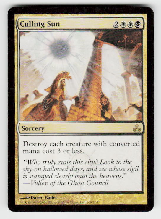 Guildpact #109 Culling Sun