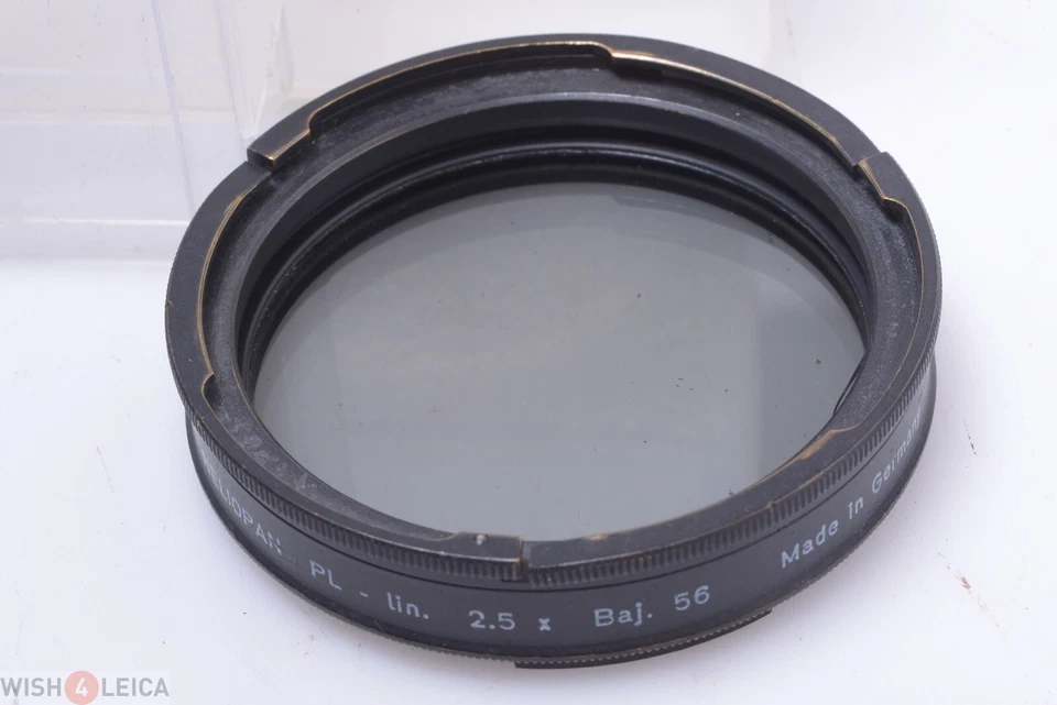 ✅ HELIOPAN ZEISS CONTAREX LIN. POL POLARIZING FILTER B56 PLANAR SONNAR DISTAGON - Image 2 of 4