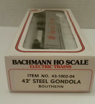 BACHMANN NEW OLD STOCK HO SCALE 42' STEEL GONDOLA SOUTHERN 1248