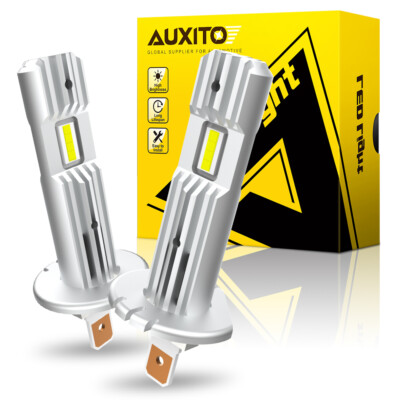 AUXITO H1 LED Headlight Bulb Conversion Kit High Low Beam Lamp Super White EXD