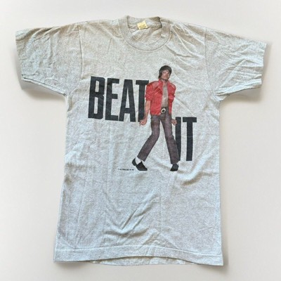 Vintage Michael Jackson Shirt Mens S Beat It 80s Band Concert Tour Pop