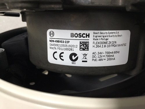 Bosch NDN-498V03-22PS Network Security Color Camera W/ 2.8-10mm ONVIF H.264 NEW! - Picture 13 of 14
